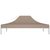 Party Tent Roof 4.5x3 m Taupe 270 g/m²