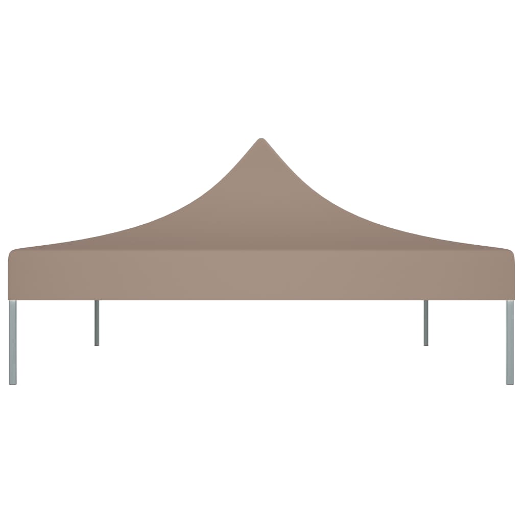 Party Tent Roof 4.5x3 m Taupe 270 g/m²