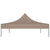 Party Tent Roof 4.5x3 m Taupe 270 g/m²