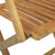 4 Piece Bistro Set Solid Wood Acacia