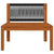 3-Seater Garden Sofa with Cushion Wood Acacia&Rope
