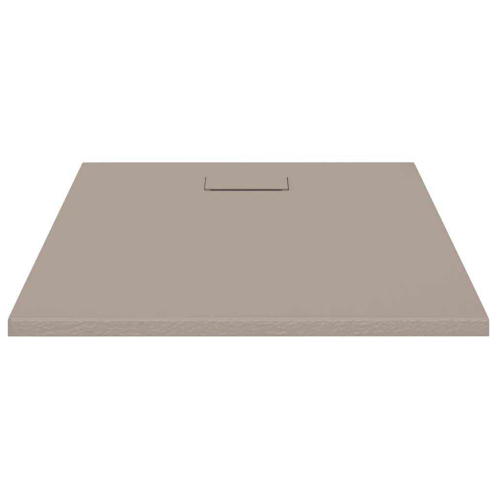 Shower Base Tray SMC Brown 100x80 cm