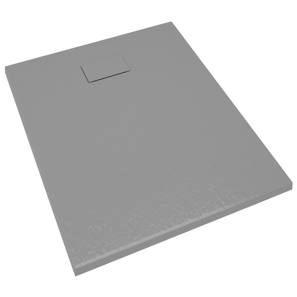 Shower Base Tray SMC Grey 100x80 cm