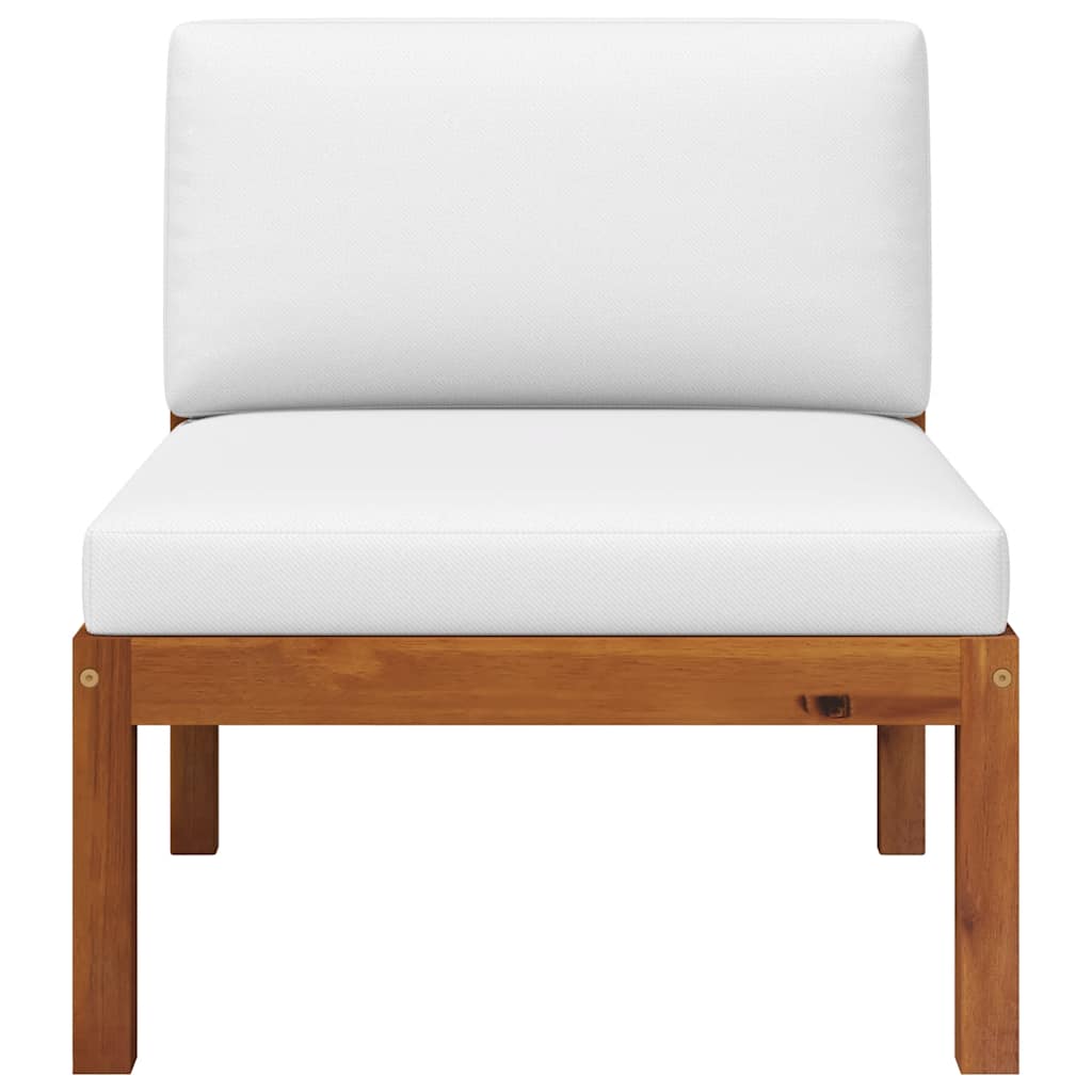 3 Piece Garden Lounge Set with Cushions Wood Acacia&Rope