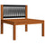 2 Piece Garden Lounge Set with Cushions Wood Acacia&Rope