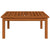 Garden Lounge Table 63x63x30 cm Solid Acacia Wood