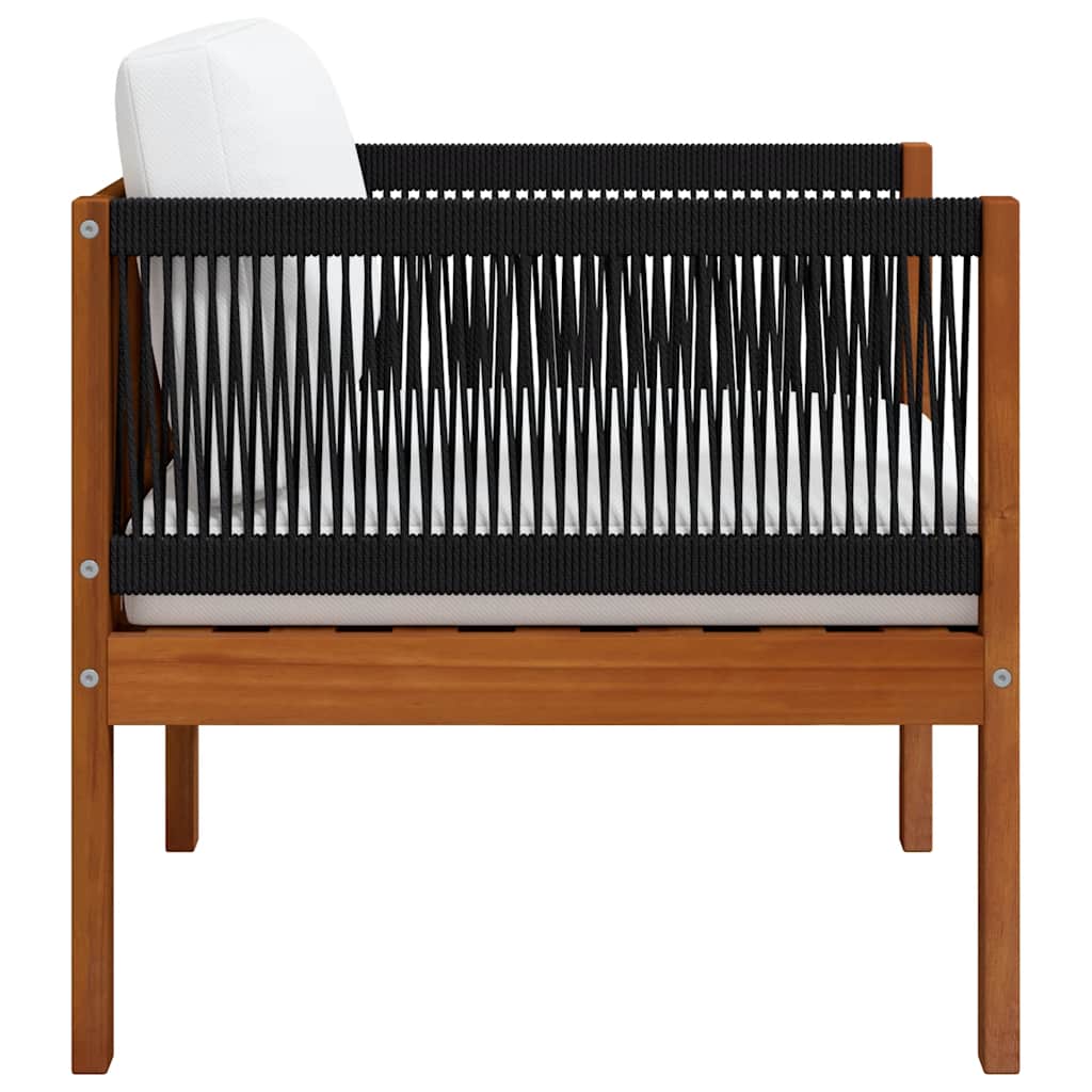 Garden Chair with cushion Solid Acacia Wood