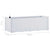 Garden Raised Bed with Self Watering System White 100x43x33 cm