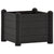 Garden Raised Bed PP Anthracite 43x43x35 cm