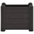 Garden Raised Bed PP Anthracite 43x43x35 cm