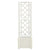 Garden Planter with Trellis 43x43x142 cm PP White