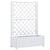 Garden Planter with Trellis 100x43x142 cm PP White