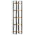 5-Tier Bookcase 40x30x180 cm Solid Mango Wood