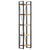 5-Tier Bookcase 40x30x180 cm Solid Mango Wood