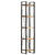 5-Tier Bookcase 40x30x180 cm Solid Mango Wood
