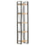 5-Tier Bookcase 40x30x180 cm Solid Mango Wood