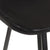 Bar Stools 4 pcs Black Real Leather