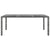 9 Piece Garden Dining Set Poly Rattan Grey