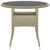 3 Piece Garden Dining Set Poly Rattan Beige