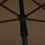 Garden Parasol with Pole 210x140 cm Taupe