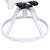 Swivel Garden Chairs 2 pcs Cast Aluminium White