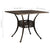 Garden Table Bronze 90x90x73 cm Cast Aluminium