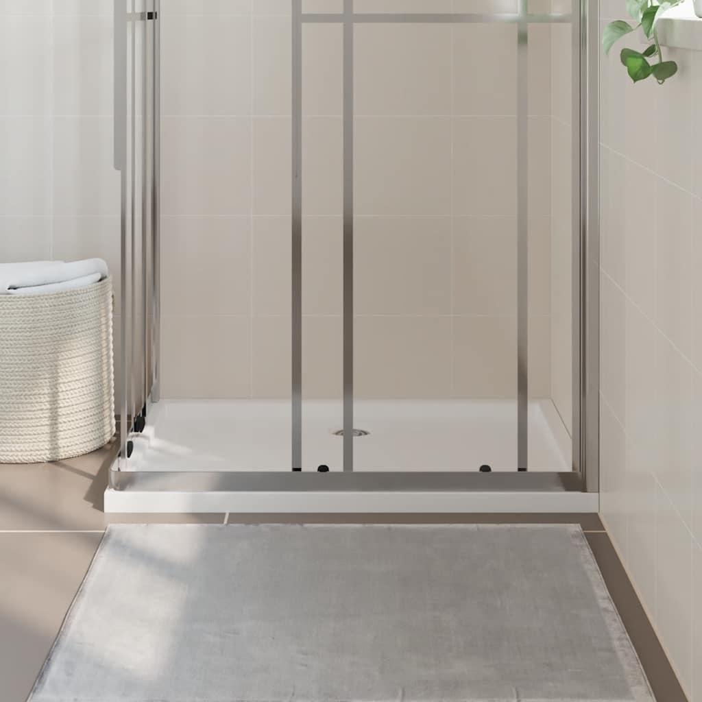 Rectangular ABS Shower Base Tray White 70x100 cm
