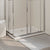 Rectangular ABS Shower Base Tray White 70x100 cm