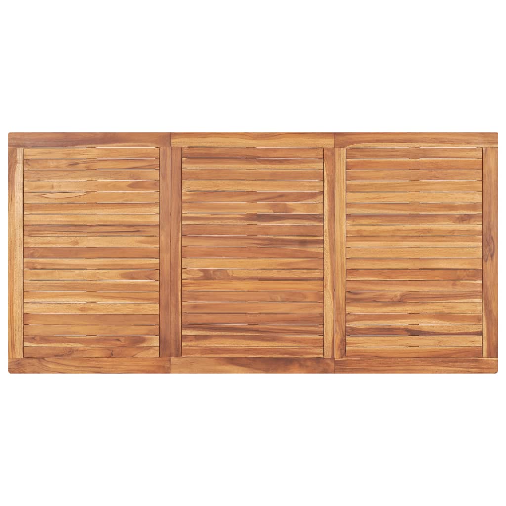 Garden Dining Table 180x90x77 cm Solid Teak Wood