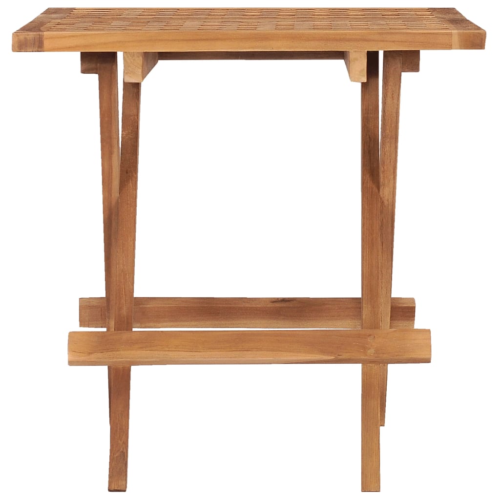 Folding Garden Table 50x50x50 cm Solid Wood Teak