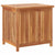Garden Storage Box 60x50x58 cm Solid Teak Wood