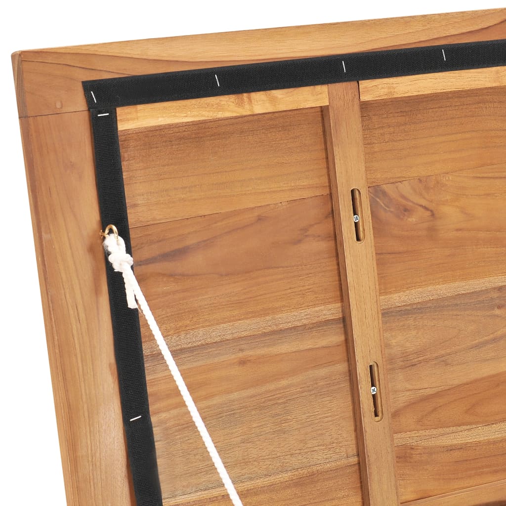 Garden Storage Box 60x50x58 cm Solid Teak Wood