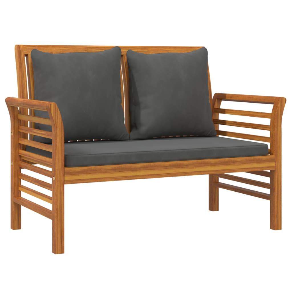 5 Piece Garden Lounge Set with Cushions Solid Wood Acacia