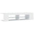 TV Cabinet with LED Lights White 135x39x30 cm