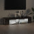 TV Cabinet with LED Lights High Gloss Grey 135x39x30 cm