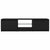 TV Cabinet with LED Lights Black 140x40x36 cm