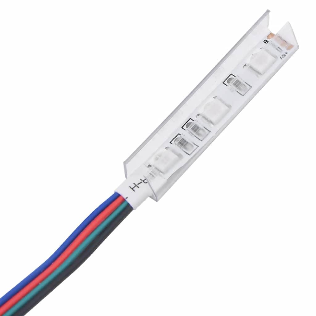 TV Cabinet with LED Lights Black 140x40x36 cm