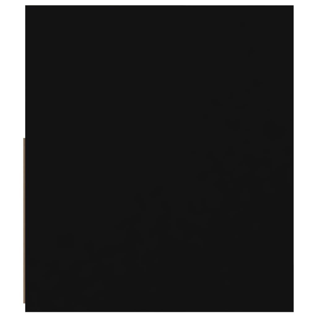 TV Cabinet with LED Lights Black 120x35x40 cm