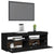 TV Cabinet with LED Lights Black 120x35x40 cm