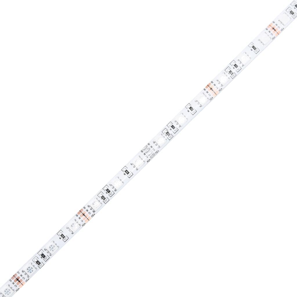 TV Cabinet with LED Lights White 90x35x40 cm