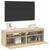 TV Cabinets with LED Lights 2 pcs Sonoma Oak 60x35x40 cm