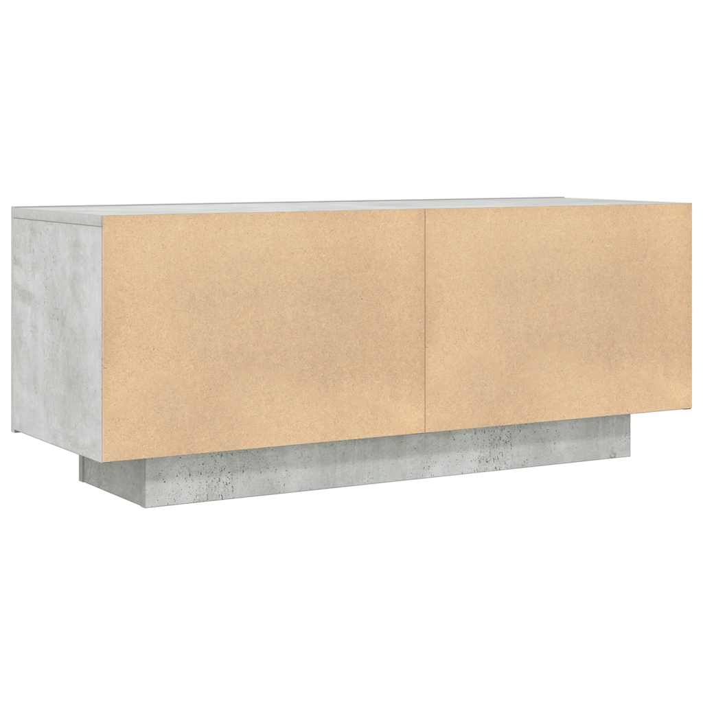 TV Cabinet Concrete Grey 100x35x40 cm Engineered Wood