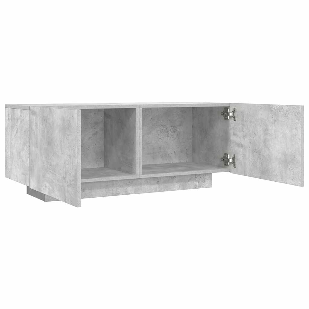 TV Cabinet Concrete Grey 100x35x40 cm Engineered Wood