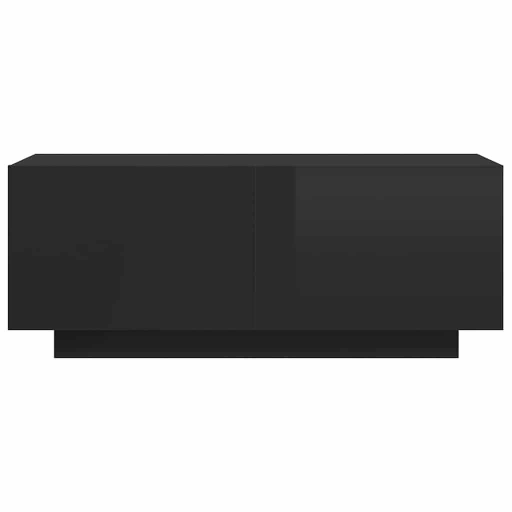 TV Cabinet High Gloss Black 100x35x40 cm Engineered Wood