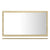 Bathroom Mirror White and Sonoma Oak 60x10.5x37 cm Engineered Wood