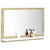 Bathroom Mirror White and Sonoma Oak 60x10.5x37 cm Engineered Wood