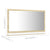Bathroom Mirror White and Sonoma Oak 60x10.5x37 cm Engineered Wood