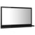 Bathroom Mirror High Gloss Black 60x10.5x37 cm Engineered Wood