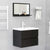 Bathroom Mirror High Gloss Black 60x10.5x37 cm Engineered Wood