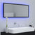 LED Bathroom Mirror Black 100x8.5x37 cm Acrylic